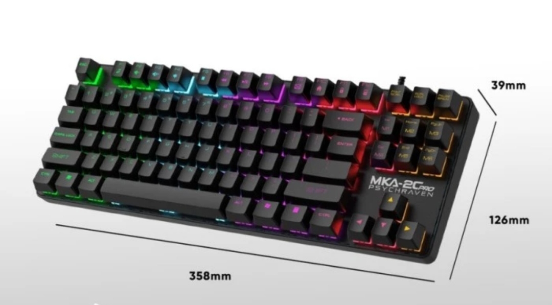 keyboard mechanical murah Armaggeddon MKA-2C Pro-Psychraven Wired