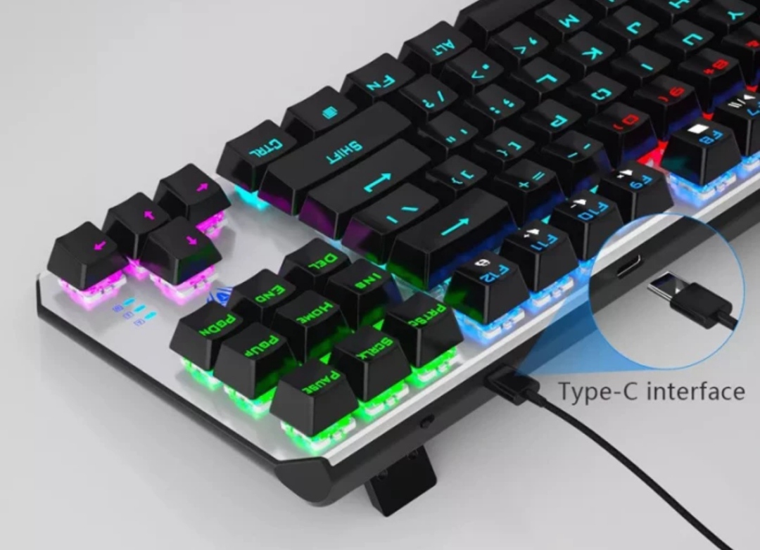 keyboard mechanical murah Aula F-2067 TKL-K-RGB