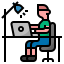 businessman_office_work_working_work alone_icon